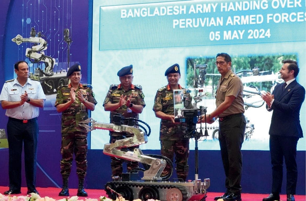 Jontro Soinik 1.0 handover ceremony to the Peruvian Armed Forces, May 2024